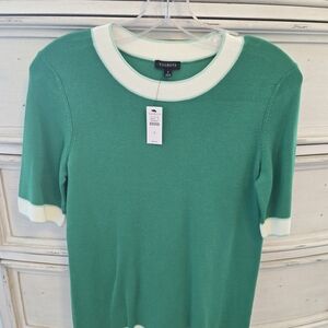 Talbots Emerald Green Crew Neck Sweater